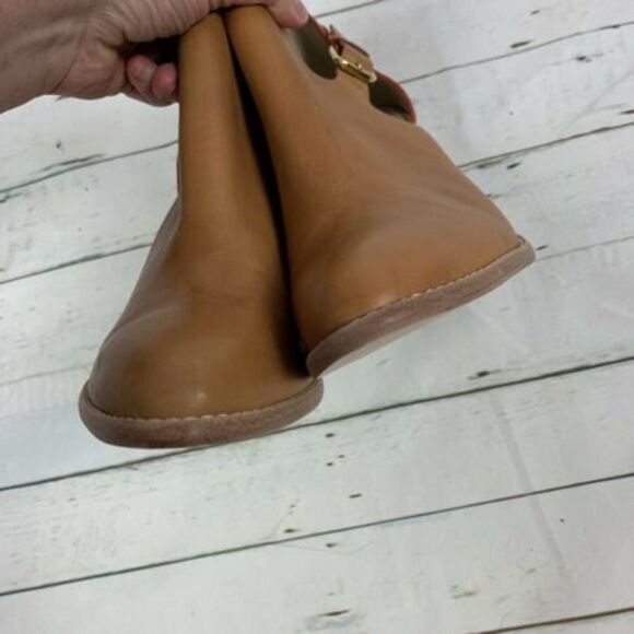 Elizabeth and James Suri cutout leather bootie brown size 10 - Picture 7 of 10